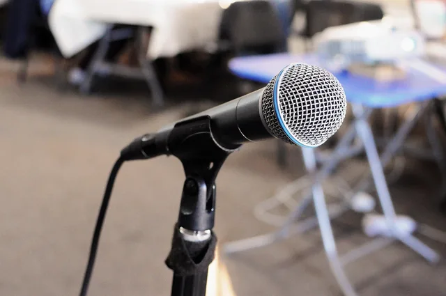 microphone, black, studio, music, equipment, audio, sound, grey, voice, mic, brown microphone. 10 voiceover content ideas narrators can record and track