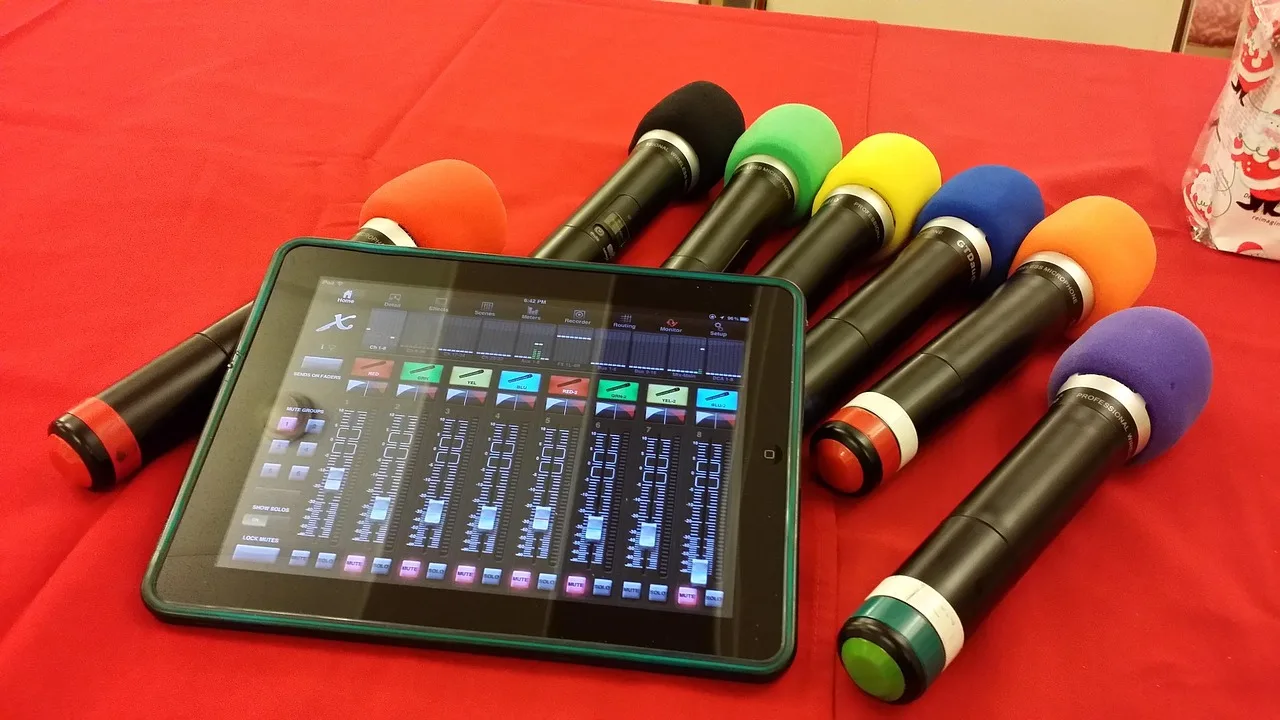 wireless, microphone, sound, mic, musical, audio, red music, red microphone. Voiceover analytics: what the experienced already know